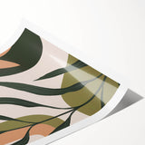 Eclectic Bohemian Wall Art | Boho Decor Canvas | Artistic Plant Print