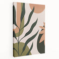 Eclectic Bohemian Wall Art | Boho Decor Canvas | Artistic Plant Print