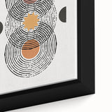 Eclectic Bohemian Wall Art | Boho Chic Abstract Canvas | Geometric Design