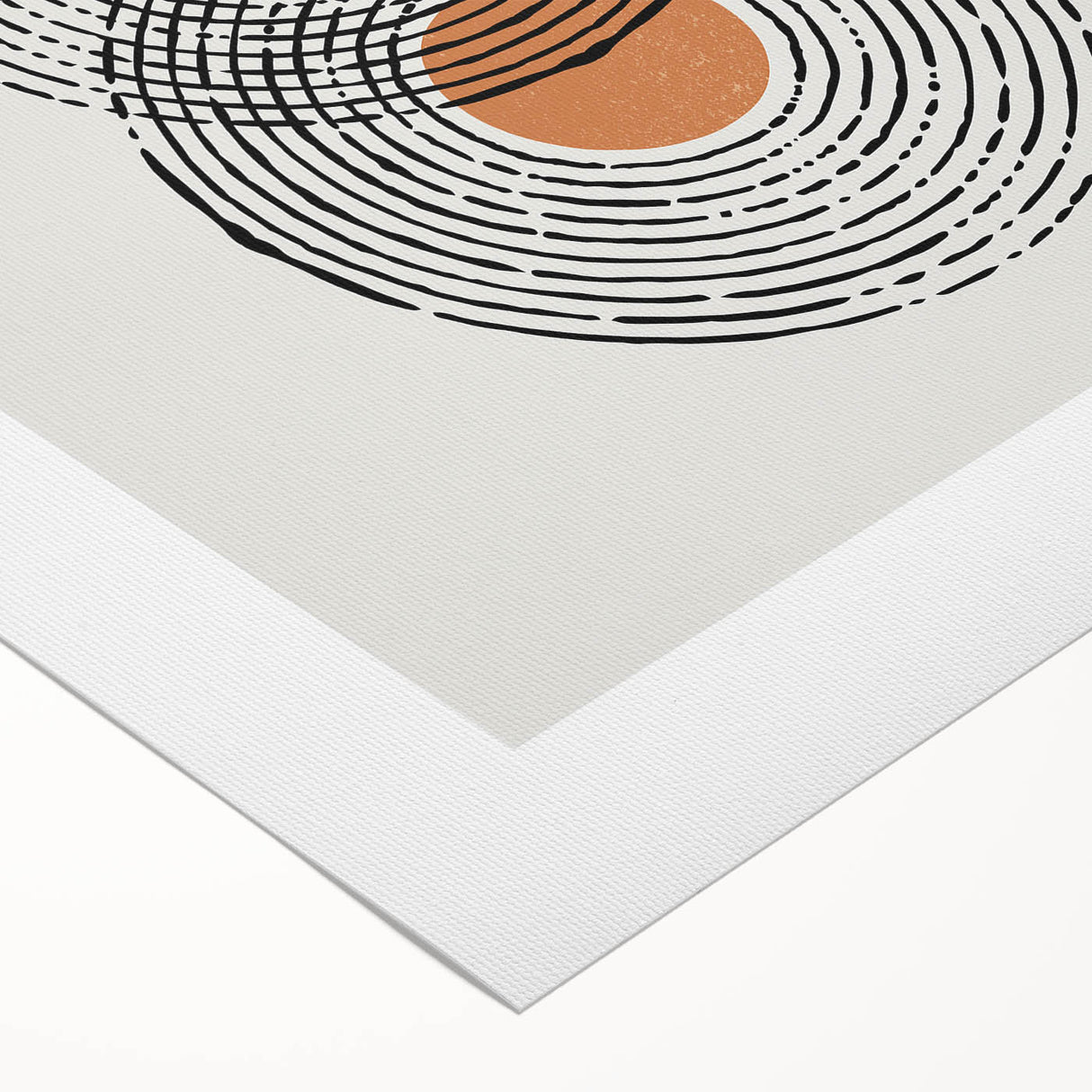 Eclectic Bohemian Wall Art | Boho Chic Abstract Canvas | Geometric Design