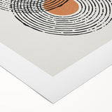 Eclectic Bohemian Wall Art | Boho Chic Abstract Canvas | Geometric Design