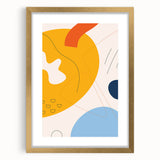 Boho Chic Abstract Art Print | Eclectic Bohemian Wall Art | Vibrant Design