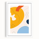 Boho Chic Abstract Art Print | Eclectic Bohemian Wall Art | Vibrant Design