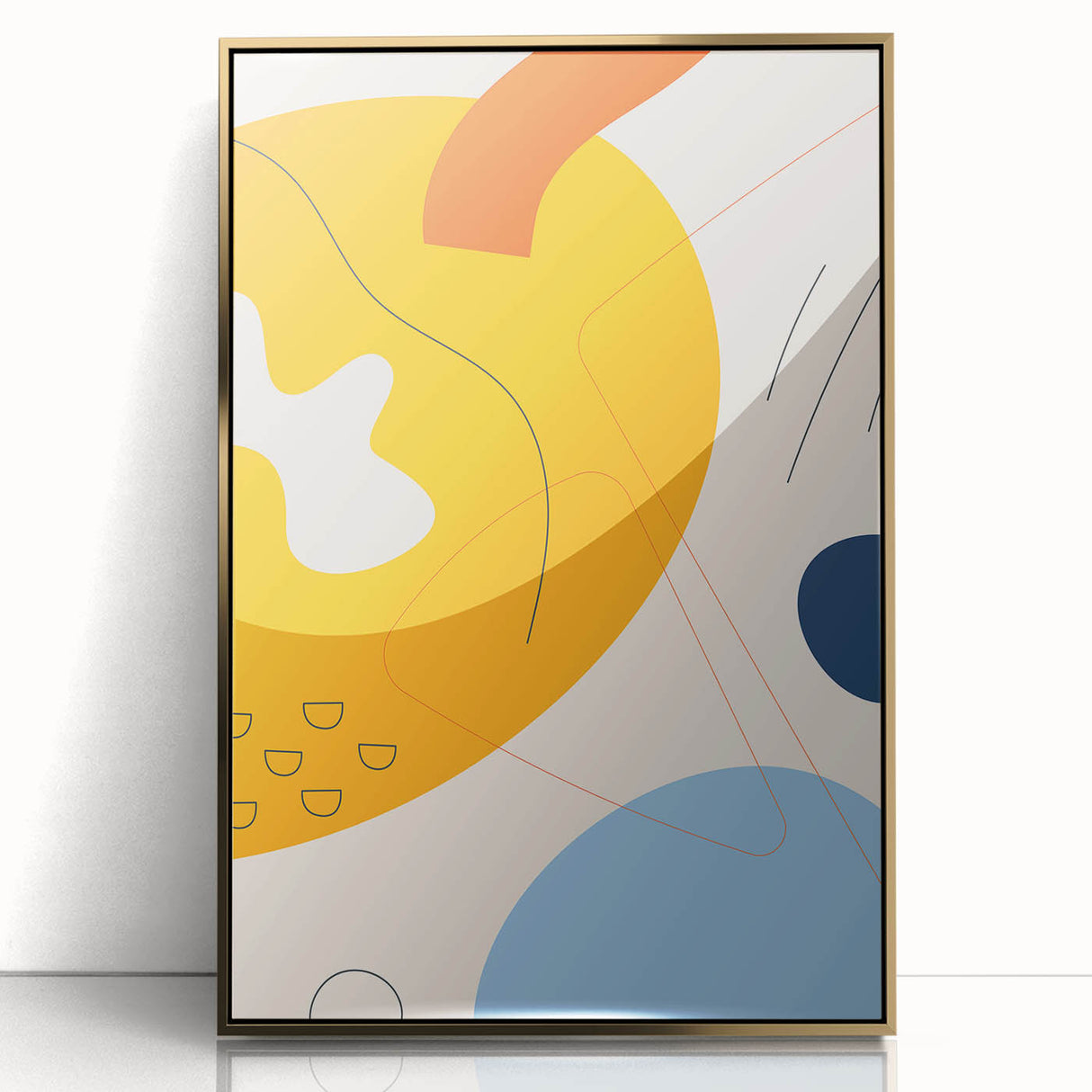 Boho Chic Abstract Art Print | Eclectic Bohemian Wall Art | Vibrant Design