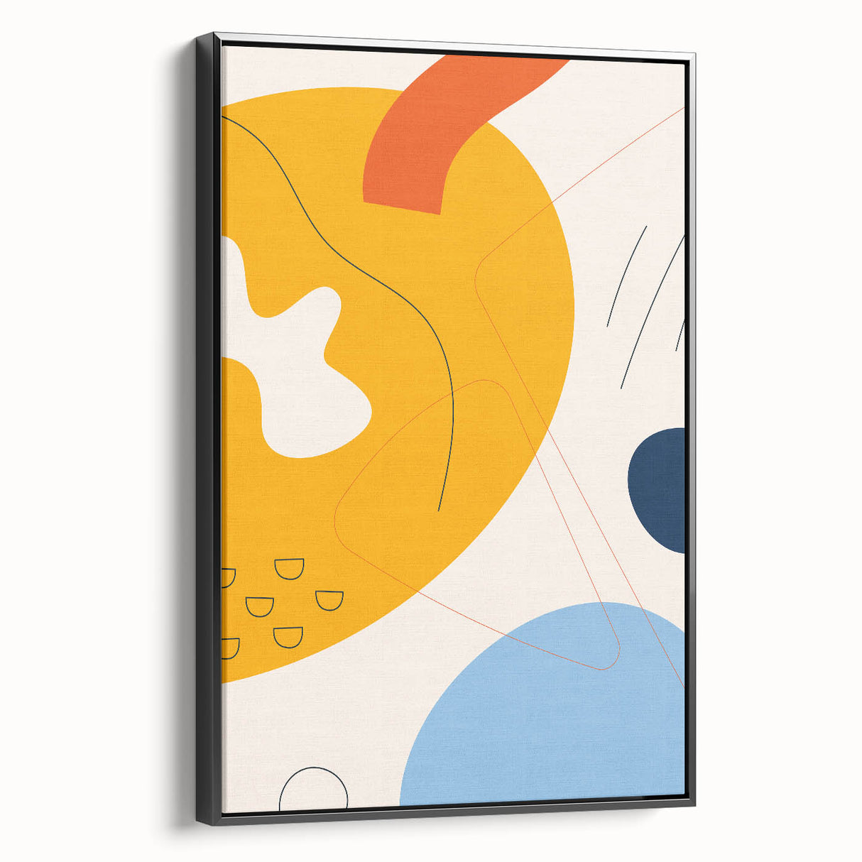 Boho Chic Abstract Art Print | Eclectic Bohemian Wall Art | Vibrant Design