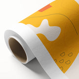 Boho Chic Abstract Art Print | Eclectic Bohemian Wall Art | Vibrant Design