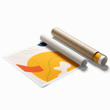 Boho Chic Abstract Art Print | Eclectic Bohemian Wall Art | Vibrant Design