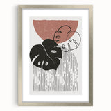 Bohemian Plant Wall Art | Eclectic Boho Decor Canvas | Minimalist Design