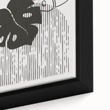 Bohemian Plant Wall Art | Eclectic Boho Decor Canvas | Minimalist Design