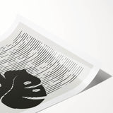 Bohemian Plant Wall Art | Eclectic Boho Decor Canvas | Minimalist Design