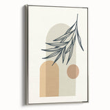 Boho Minimalist Wall Art | Eclectic Boho Decor Canvas | Nature Design