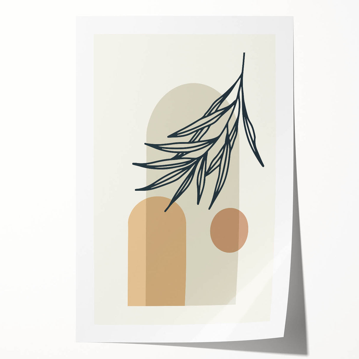 Boho Minimalist Wall Art | Eclectic Boho Decor Canvas | Nature Design