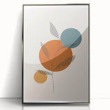 Boho Chic Leaf Art Print | Eclectic Bohemian Wall Art | Abstract Design