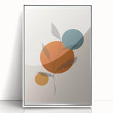 Boho Chic Leaf Art Print | Eclectic Bohemian Wall Art | Abstract Design