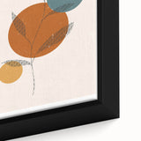 Boho Chic Leaf Art Print | Eclectic Bohemian Wall Art | Abstract Design