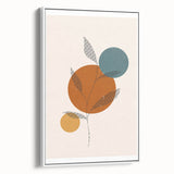 Boho Chic Leaf Art Print | Eclectic Bohemian Wall Art | Abstract Design