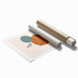 Boho Chic Leaf Art Print | Eclectic Bohemian Wall Art | Abstract Design