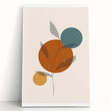 Boho Chic Leaf Art Print | Eclectic Bohemian Wall Art | Abstract Design