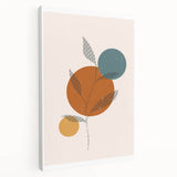 Boho Chic Leaf Art Print | Eclectic Bohemian Wall Art | Abstract Design