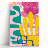 Eclectic Boho Wall Art | Boho Chic Colorful Canvas | Vibrant Design