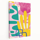 Eclectic Boho Wall Art | Boho Chic Colorful Canvas | Vibrant Design