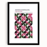 Bohemian Wall Art | Bauhaus 1919 Geometric Pink and Green Boho Print