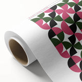 Bohemian Wall Art | Bauhaus 1919 Geometric Pink and Green Boho Print