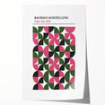 Bohemian Wall Art | Bauhaus 1919 Geometric Pink and Green Boho Print