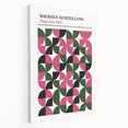 Bohemian Wall Art | Bauhaus 1919 Geometric Pink and Green Boho Print