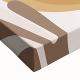 Boho Chic Abstract Leaf Art | Eclectic Bohemian Wall Art | Neutral Tones