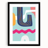 Boho Chic Abstract Art | Eclectic Bohemian Wall Art | Bold Design