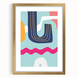 Boho Chic Abstract Art | Eclectic Bohemian Wall Art | Bold Design