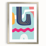 Boho Chic Abstract Art | Eclectic Bohemian Wall Art | Bold Design