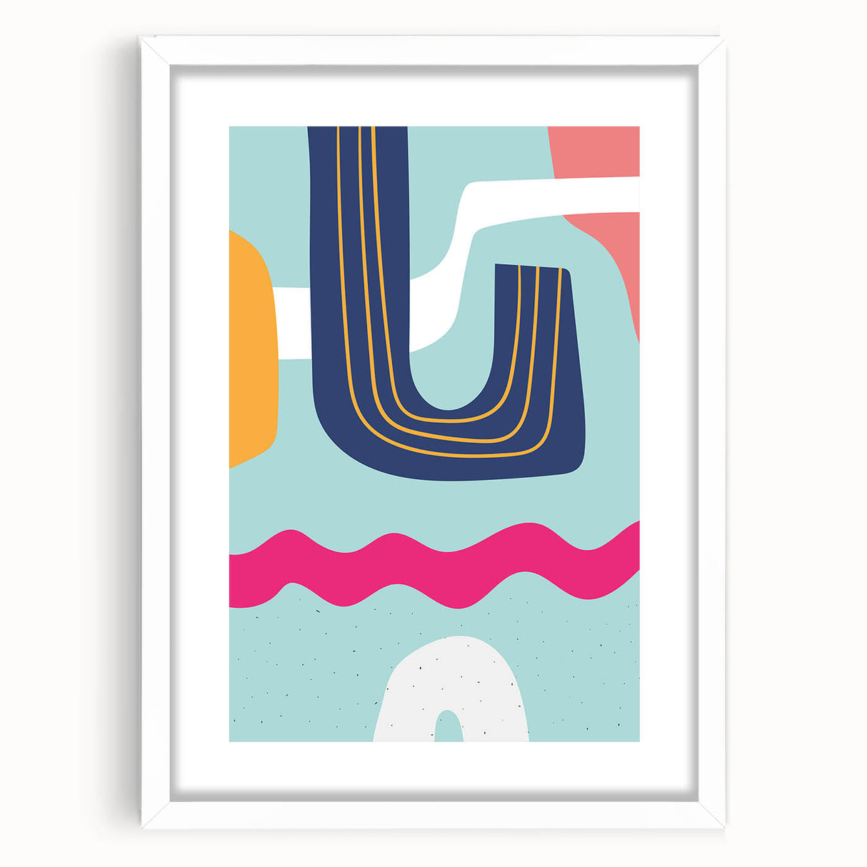 Boho Chic Abstract Art | Eclectic Bohemian Wall Art | Bold Design
