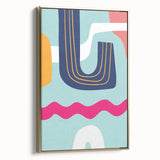 Boho Chic Abstract Art | Eclectic Bohemian Wall Art | Bold Design