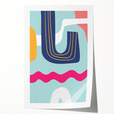 Boho Chic Abstract Art | Eclectic Bohemian Wall Art | Bold Design