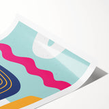 Boho Chic Abstract Art | Eclectic Bohemian Wall Art | Bold Design