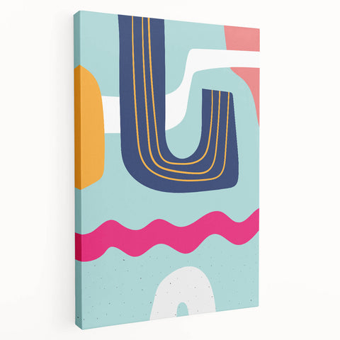 Boho Chic Abstract Art | Eclectic Bohemian Wall Art | Bold Design