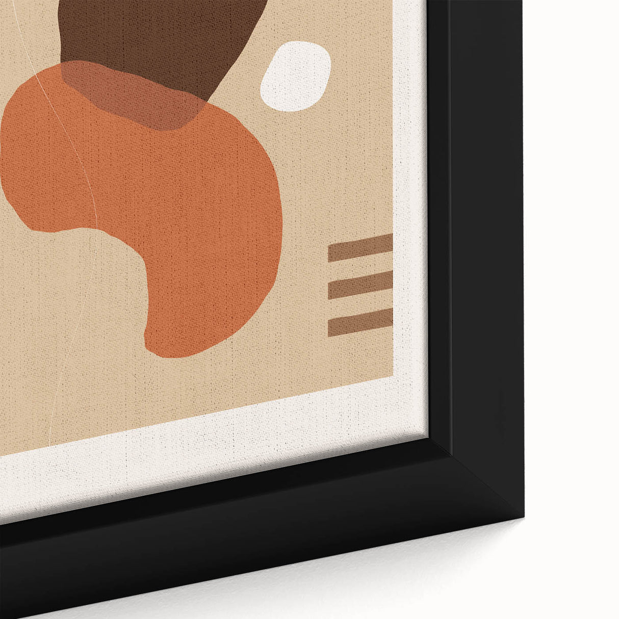 Boho Abstract Wall Art | Eclectic Bohemian Canvas | Earthy Tones Design