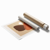 Boho Abstract Wall Art | Eclectic Bohemian Canvas | Earthy Tones Design