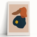 Boho Abstract Wall Art | Eclectic Bohemian Canvas | Earthy Tones