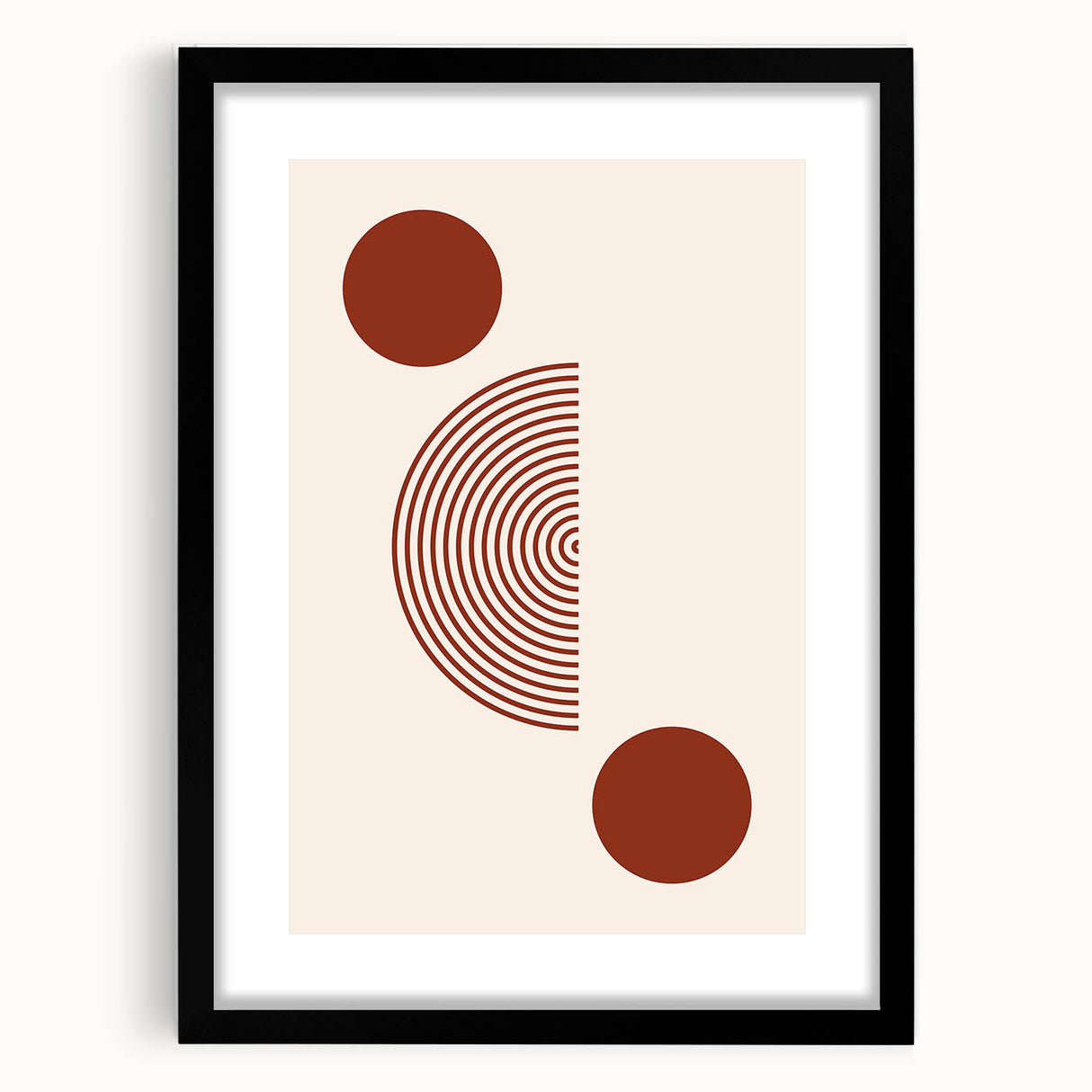 Minimalist Boho Wall Art | Eclectic Bohemian Canvas | Geometric Design