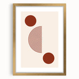 Minimalist Boho Wall Art | Eclectic Bohemian Canvas | Geometric Design