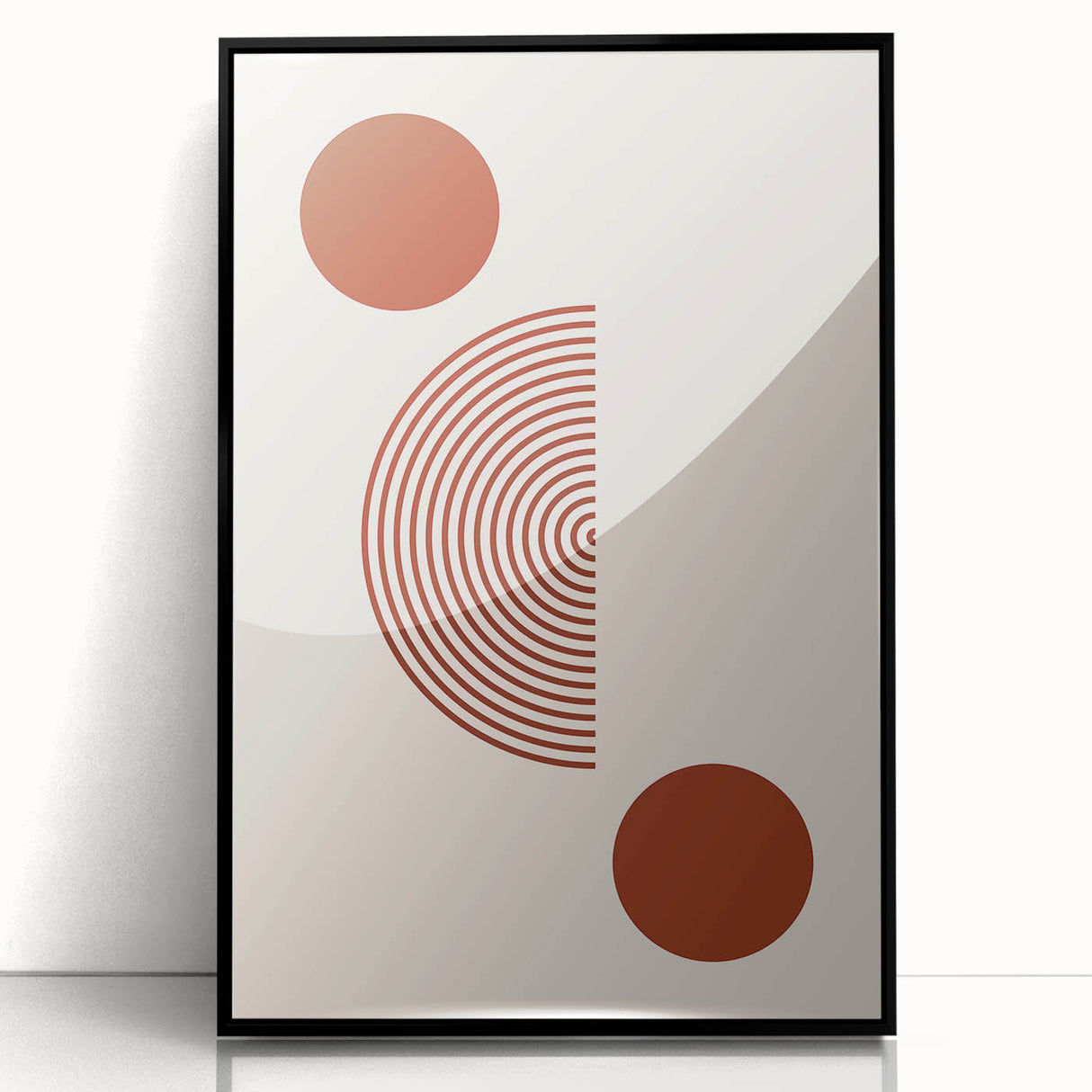 Minimalist Boho Wall Art | Eclectic Bohemian Canvas | Geometric Design