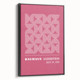 Bohemian Wall Art | Bauhaus 1923 Pink Geometric Boho Chic Print