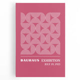 Bohemian Wall Art | Bauhaus 1923 Pink Geometric Boho Chic Print