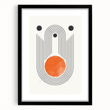 Boho Geometric Wall Art | Bold Abstract Canvas | Modern Minimalist Design