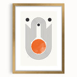 Boho Geometric Wall Art | Bold Abstract Canvas | Modern Minimalist Design