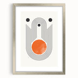 Boho Geometric Wall Art | Bold Abstract Canvas | Modern Minimalist Design