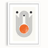 Boho Geometric Wall Art | Bold Abstract Canvas | Modern Minimalist Design